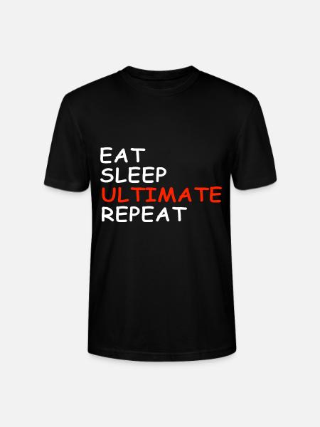 Ultimate-Frisbee Frisbee Disc Golf - Stanley/Stella CRAFTER Unisex Organic T-Shirt - black