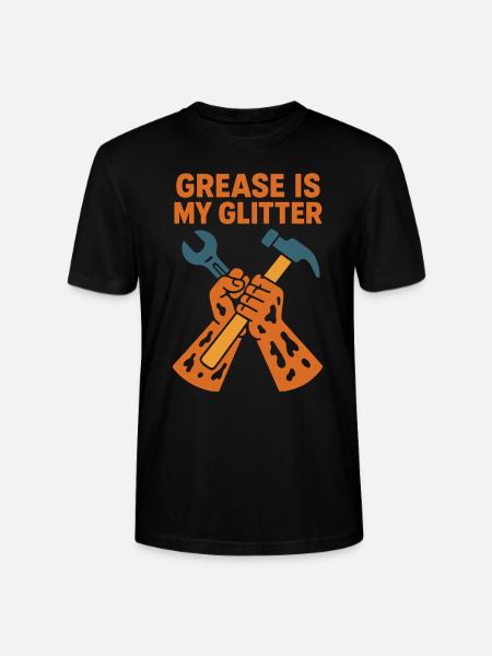 Funny Craftsman Mechanic Saying - Stanley/Stella CRAFTER Unisex Organic T-Shirt - black
