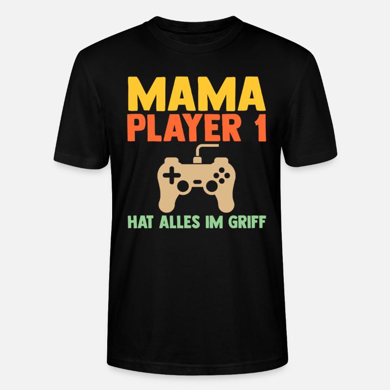 Mère Équipe Maman - T-shirt bio CRAFTER Stanley Stella Unisexe - noir