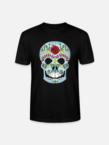 MEXICAINE SKULL - T-shirt bio CRAFTER Stanley Stella Unisexe - noir