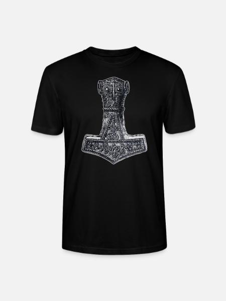 Original Thors Hammer Vikings Symbole celtique - T-shirt bio CRAFTER Stanley Stella Unisexe - noir