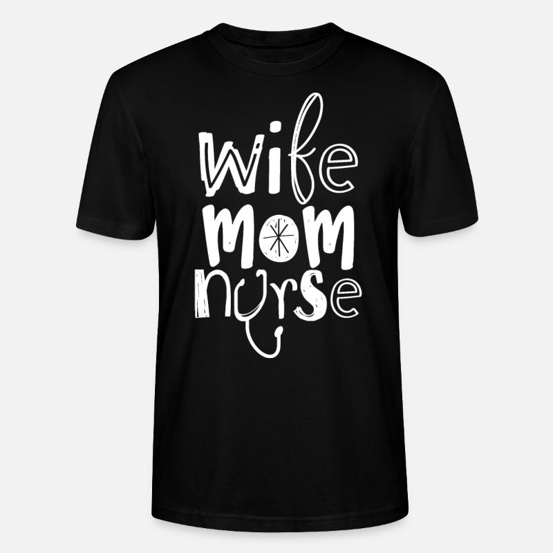 Infirmier - T-shirt bio CRAFTER Stanley Stella Unisexe - noir