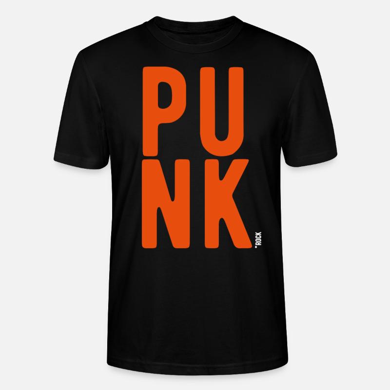 ThinkBick PUNK orange - Stanley/Stella Unisex Bio-T-Shirt CRAFTER - Schwarz