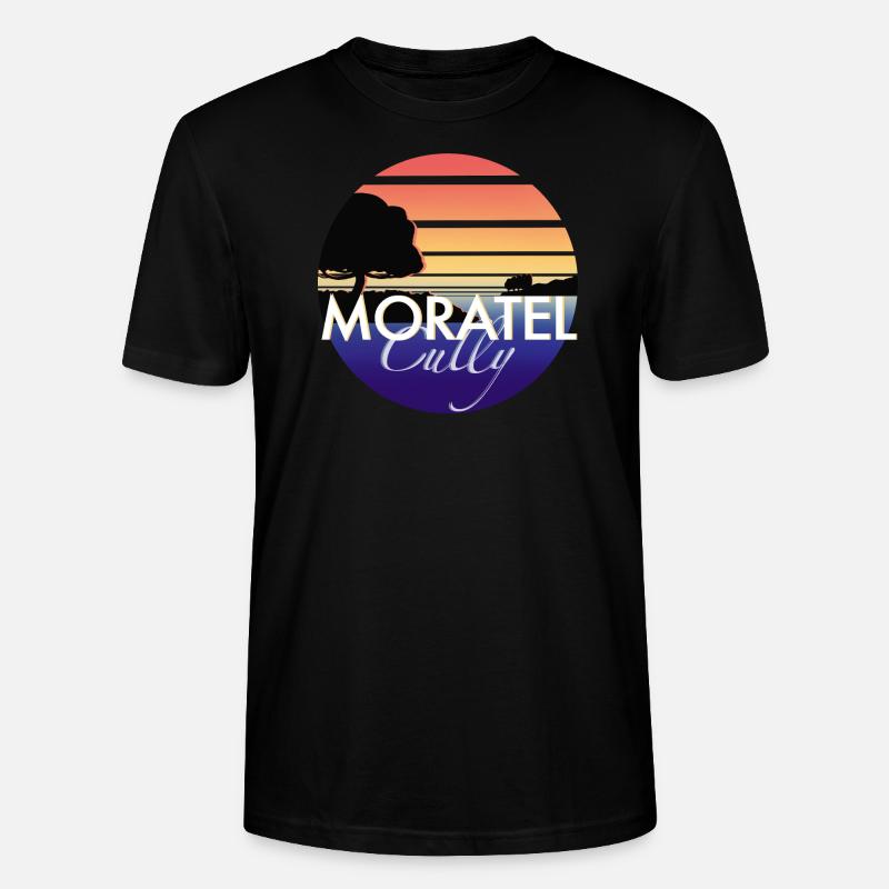 Moratel | Cully Sunset - T-shirt bio CRAFTER Stanley Stella Unisexe - noir