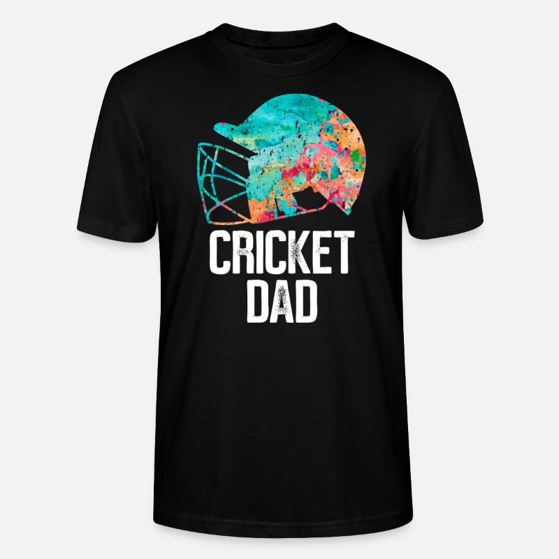 Papa de cricket - T-shirt bio CRAFTER Stanley Stella Unisexe - noir