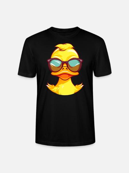 Baby duck - Stanley/Stella CRAFTER Unisex Organic T-Shirt - black