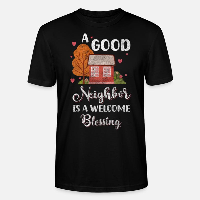 Nachbarschaft Anwohner Alkohol - Stanley/Stella Unisex Bio-T-Shirt CRAFTER - Schwarz