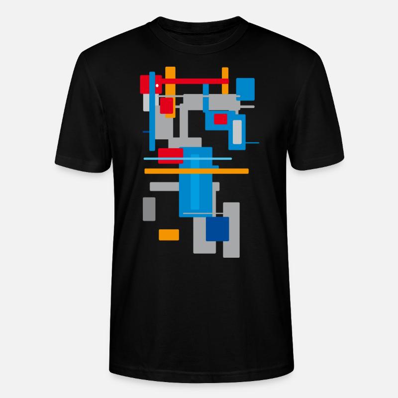 Architecture Patterns - Stanley/Stella CRAFTER Unisex Organic T-Shirt - black