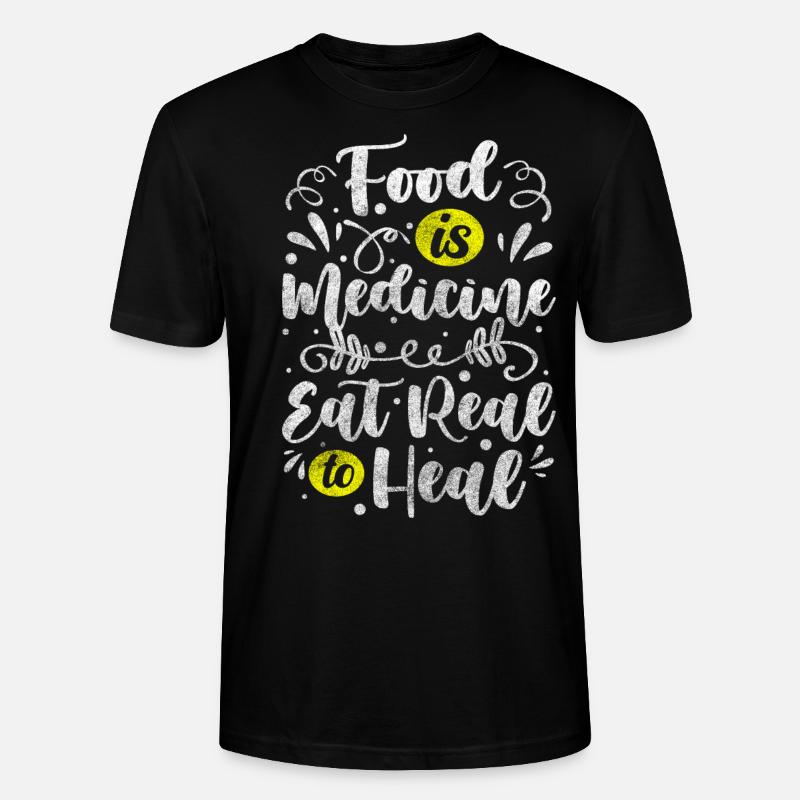 Berater Berufung Essgewohnheit Bewusst - Stanley/Stella Unisex Bio-T-Shirt CRAFTER - Schwarz