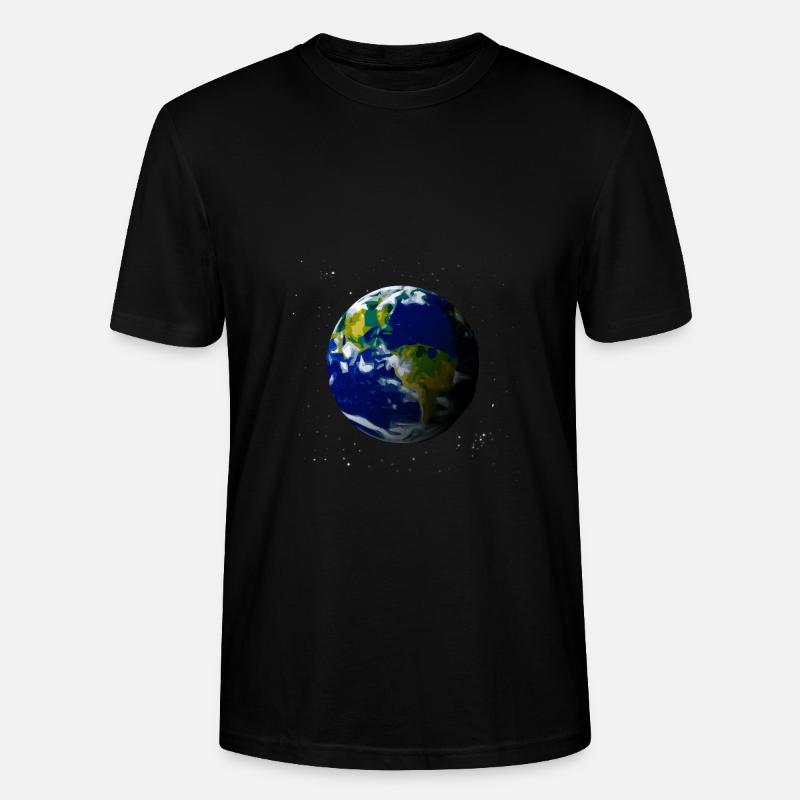 Erde - Stanley/Stella Unisex Bio-T-Shirt CRAFTER - Schwarz