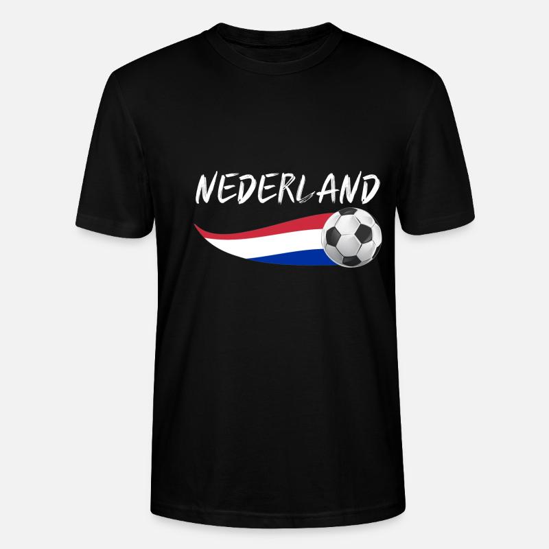 Pays-Bas Pays-Bas - T-shirt bio CRAFTER Stanley Stella Unisexe - noir