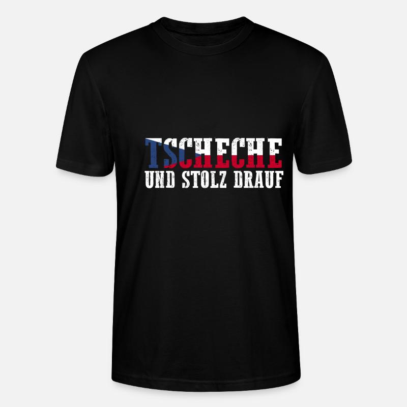 Tchèques République tchèque - T-shirt bio CRAFTER Stanley Stella Unisexe - noir