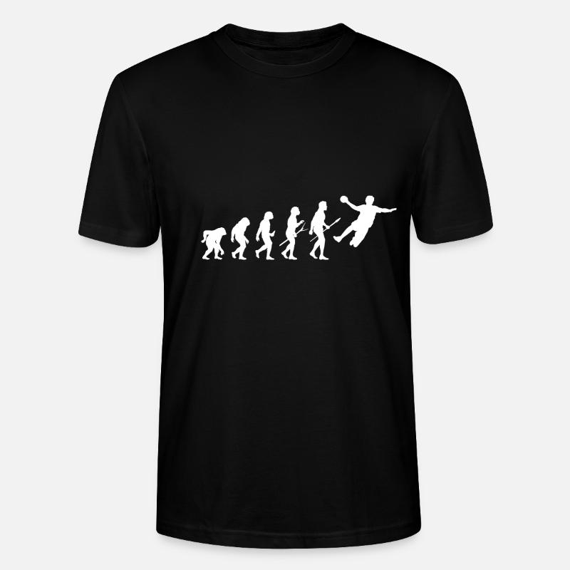 Handball Joueurs Evolution Handball - T-shirt bio CRAFTER Stanley Stella Unisexe - noir
