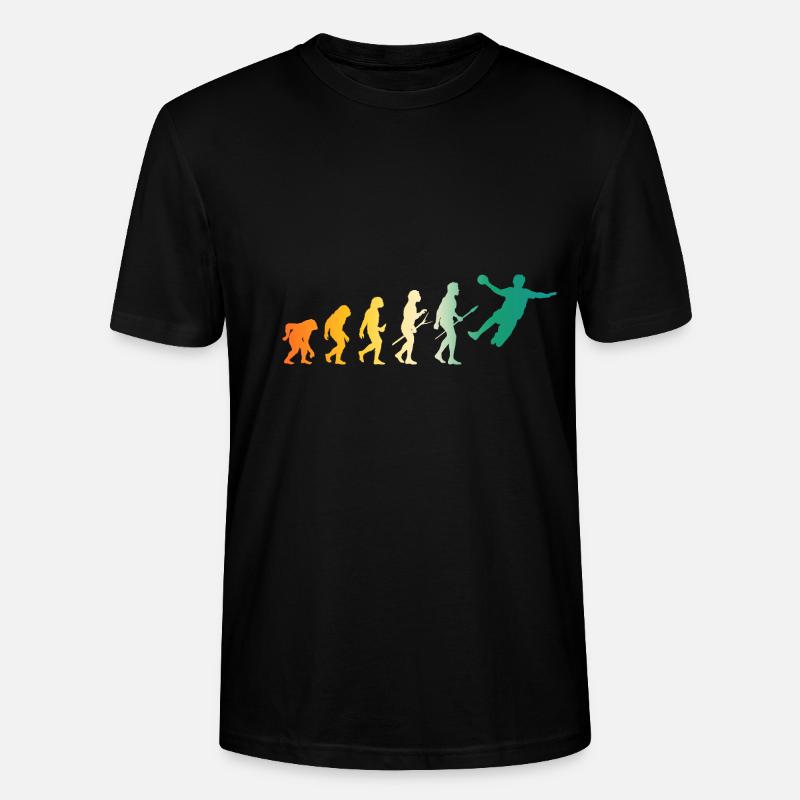 Handballer Evolution Handball - Stanley/Stella Unisex Bio-T-Shirt CRAFTER - Schwarz