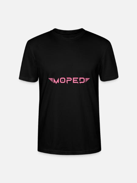 Cyclomoteur Mobylette Drôle Mobylette - T-shirt bio CRAFTER Stanley Stella Unisexe - noir