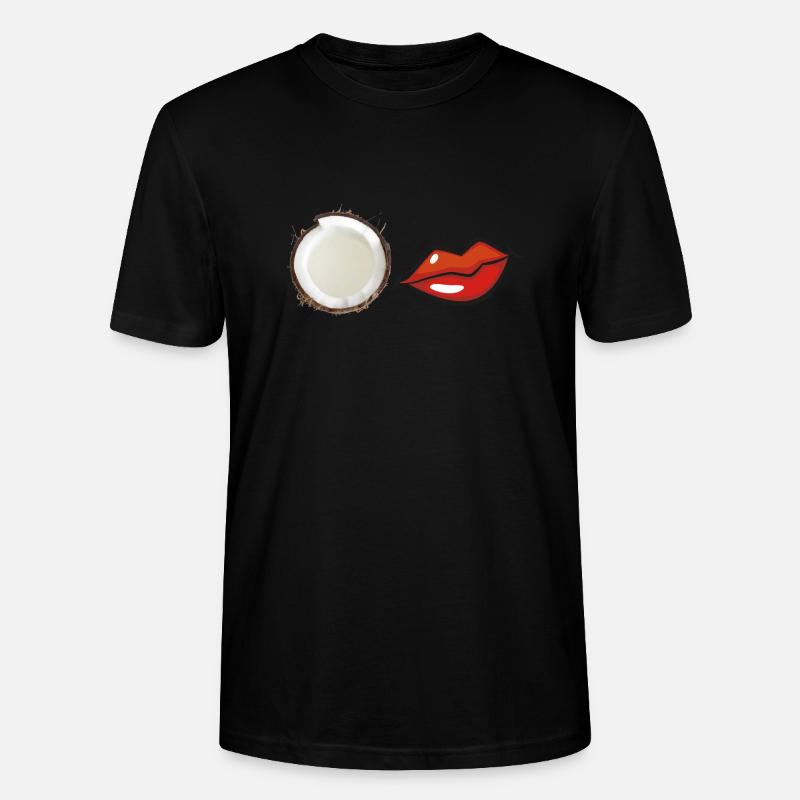 baiser de noix de coco - T-shirt bio CRAFTER Stanley Stella Unisexe - noir