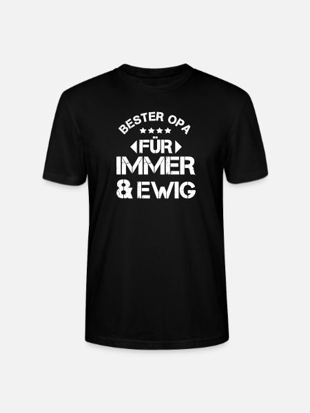 Bester Opa - Stanley/Stella Unisex Bio-T-Shirt CRAFTER - Schwarz