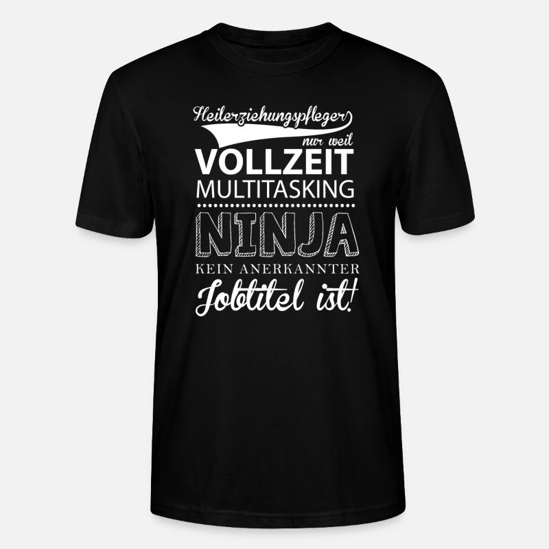 HEP Shirt-Multitasking - Stanley/Stella Unisex Bio-T-Shirt CRAFTER - Schwarz
