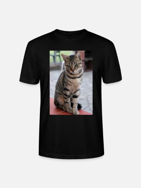 chat, chaton - T-shirt bio CRAFTER Stanley Stella Unisexe - noir