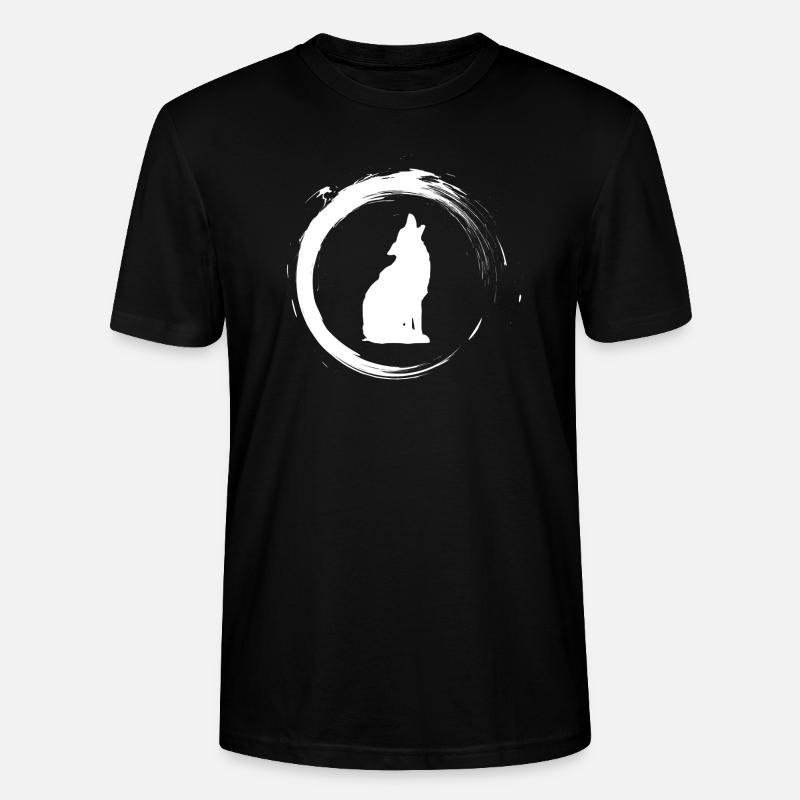 Wolf - Stanley/Stella Unisex Bio-T-Shirt CRAFTER - Schwarz