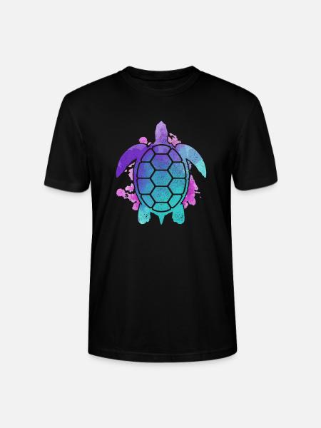 turtle - Stanley/Stella CRAFTER Unisex Organic T-Shirt - black