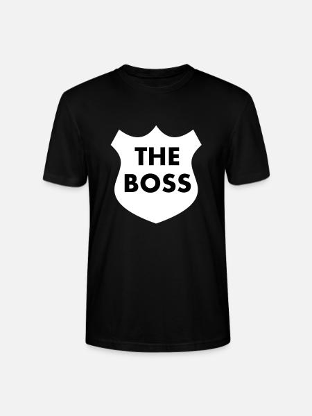 The Boss - Stanley/Stella CRAFTER Unisex Organic T-Shirt - black