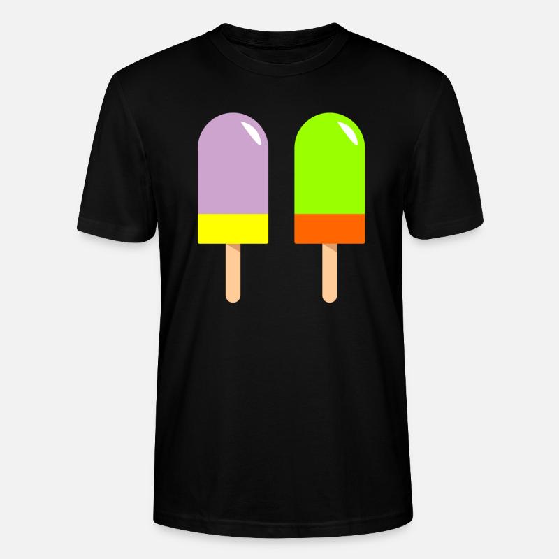 eis eiscreme restaurant ice cream sundae134 - Stanley/Stella Unisex Bio-T-Shirt CRAFTER - Schwarz
