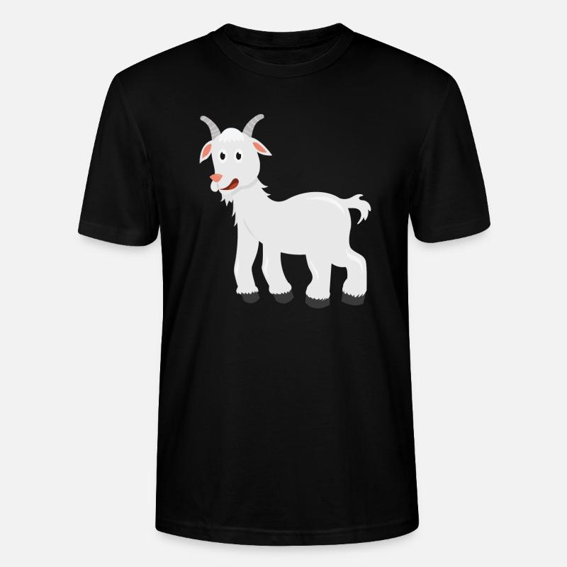 Chèvre - T-shirt bio CRAFTER Stanley Stella Unisexe - noir