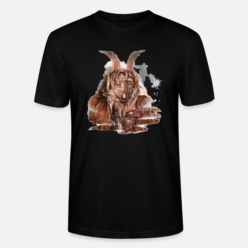 Krampus Percht Devil 2314 - T-shirt bio CRAFTER Stanley Stella Unisexe - noir