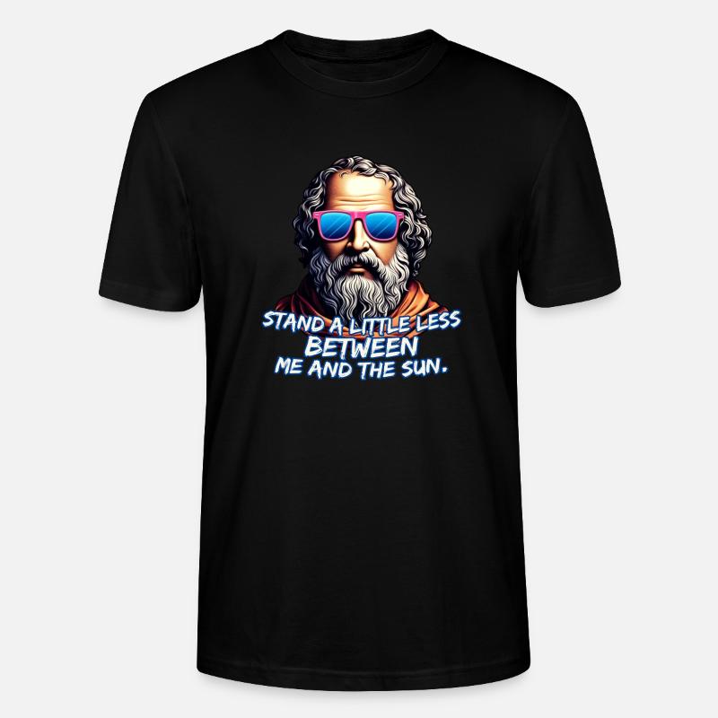 Cooles Diogenes Zitat - Stanley/Stella Unisex Bio-T-Shirt CRAFTER - Schwarz