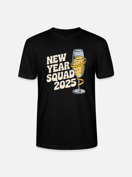 New Year Squad 2025 - Stanley/Stella CRAFTER Unisex Organic T-Shirt - black