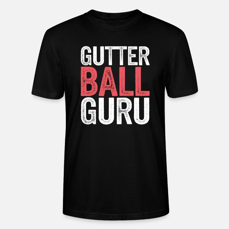 Gutter Ball Guru 9 - Stanley/Stella Unisex Bio-T-Shirt CRAFTER - Schwarz