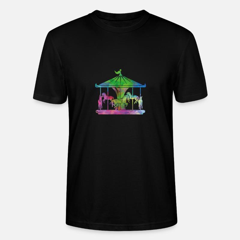 Karussell Kirmes - Stanley/Stella Unisex Bio-T-Shirt CRAFTER - Schwarz