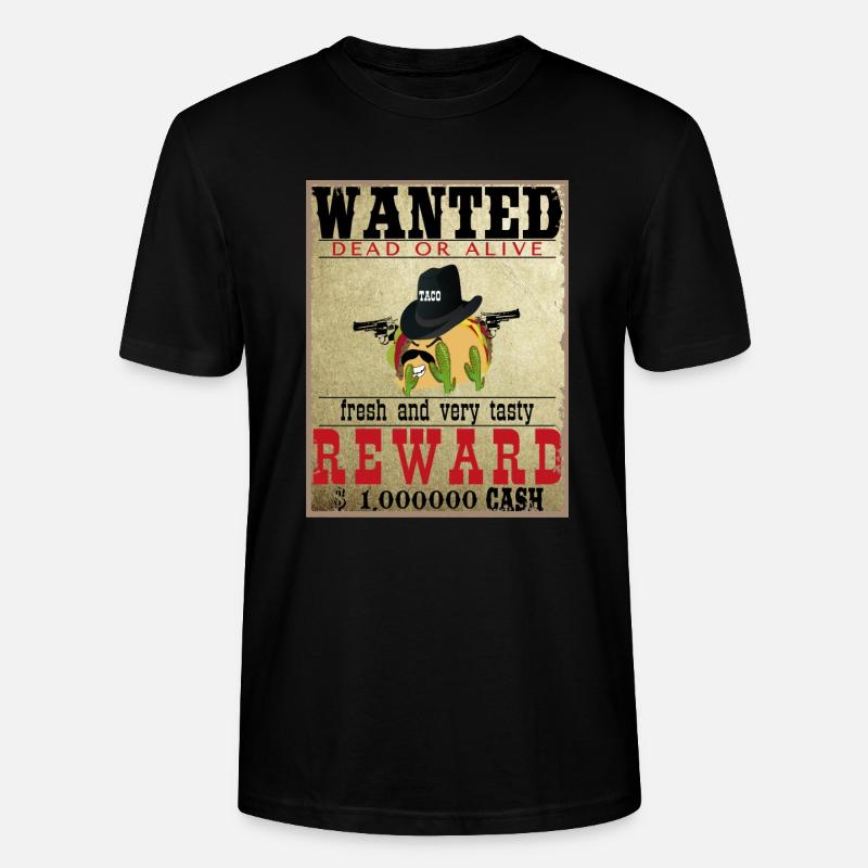Taco gesucht - Stanley/Stella Unisex Bio-T-Shirt CRAFTER - Schwarz