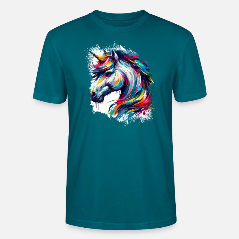 bunte Einhorn Kunst Stanley/Stella Unisex Bio-T-Shirt CRAFTER