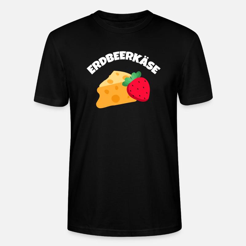 Erdbeerkaese w - Stanley/Stella Unisex Bio-T-Shirt CRAFTER - Schwarz