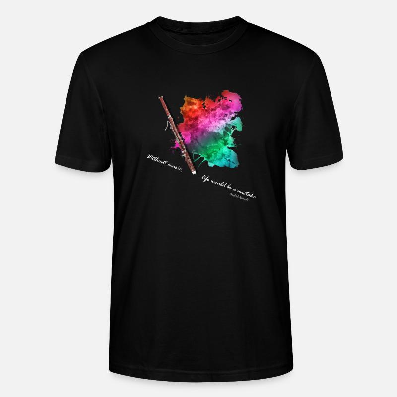 Fagott - Stanley/Stella Unisex Bio-T-Shirt CRAFTER - Schwarz