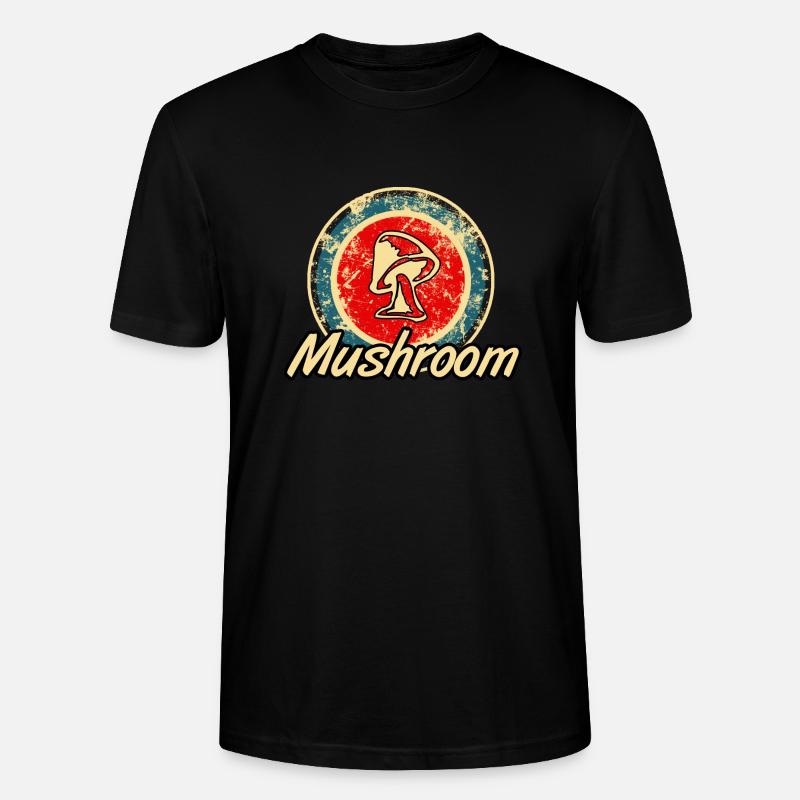 Champignons Champignons Champignons Magiques - T-shirt bio CRAFTER Stanley Stella Unisexe - noir
