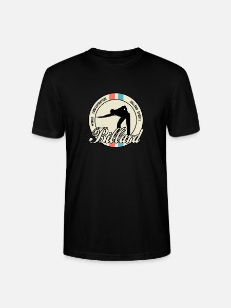 billard sport. - Stanley/Stella Unisex Bio-T-Shirt CRAFTER - Schwarz