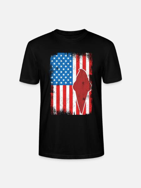 Eiscreme 4. Juli USA - Stanley/Stella Unisex Bio-T-Shirt CRAFTER - Schwarz