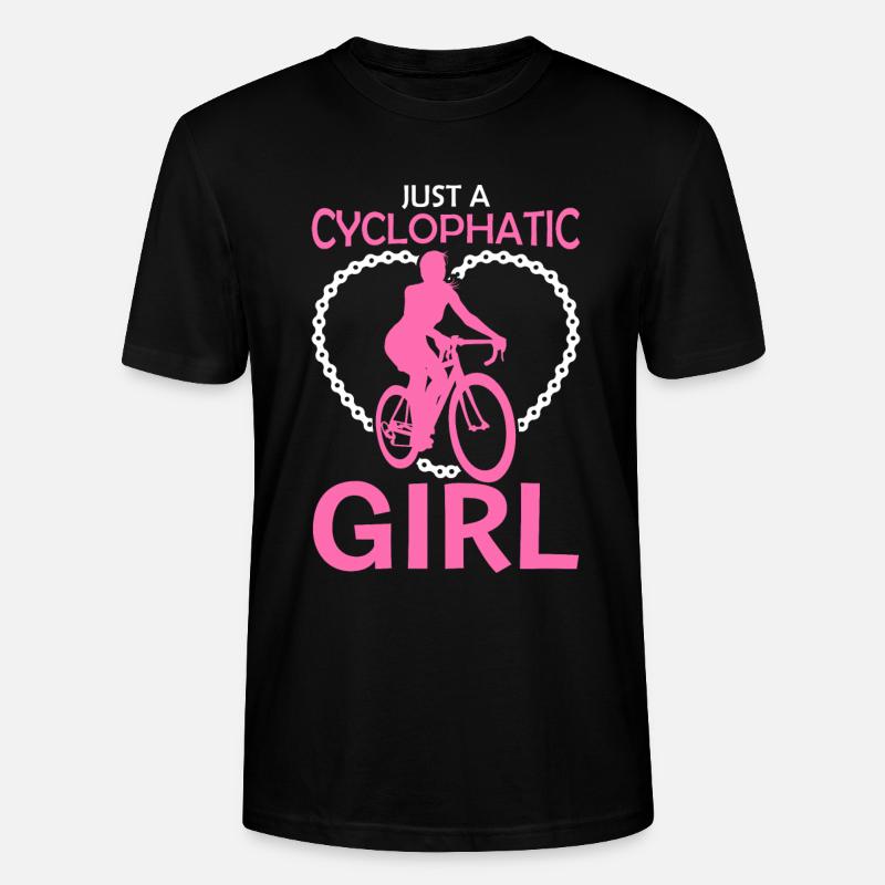 Nur eine Radfahrerin - Stanley/Stella Unisex Bio-T-Shirt CRAFTER - Schwarz