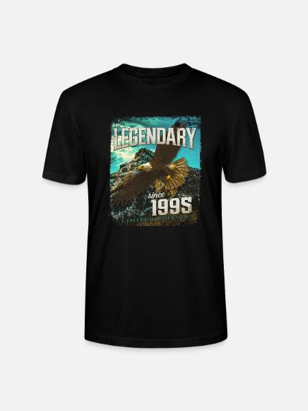 Legendary since 1995 - Stanley/Stella CRAFTER Unisex Organic T-Shirt - black