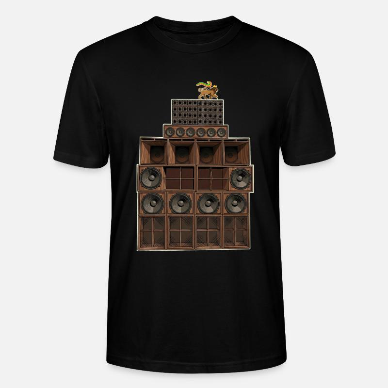 Reggae Soundsystem - Stanley/Stella Unisex Bio-T-Shirt CRAFTER - Schwarz