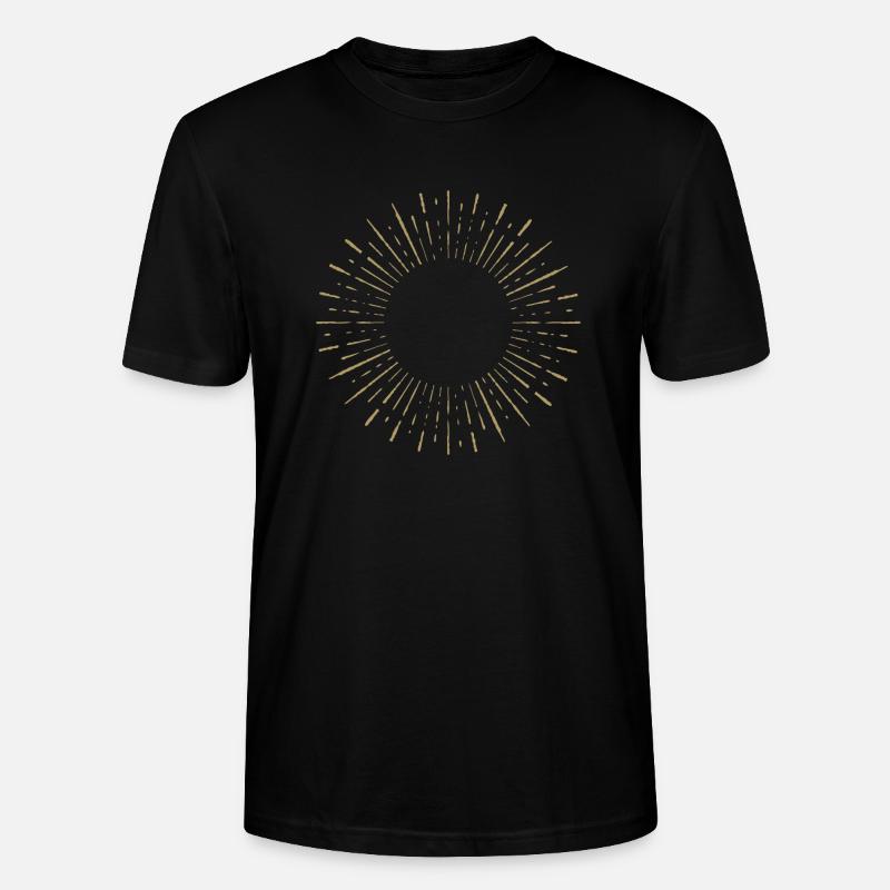 Sun · Sun · Symbols · Shapes - Stanley/Stella CRAFTER Unisex Organic T-Shirt - black