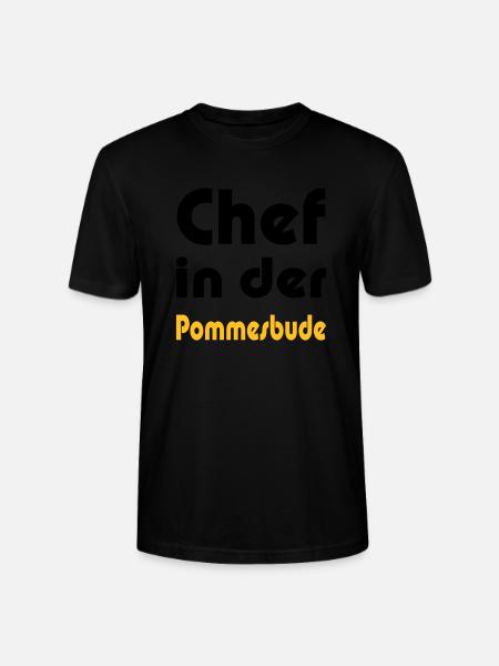 Chef in der Pommesbude - Stanley/Stella Unisex Bio-T-Shirt CRAFTER - Schwarz