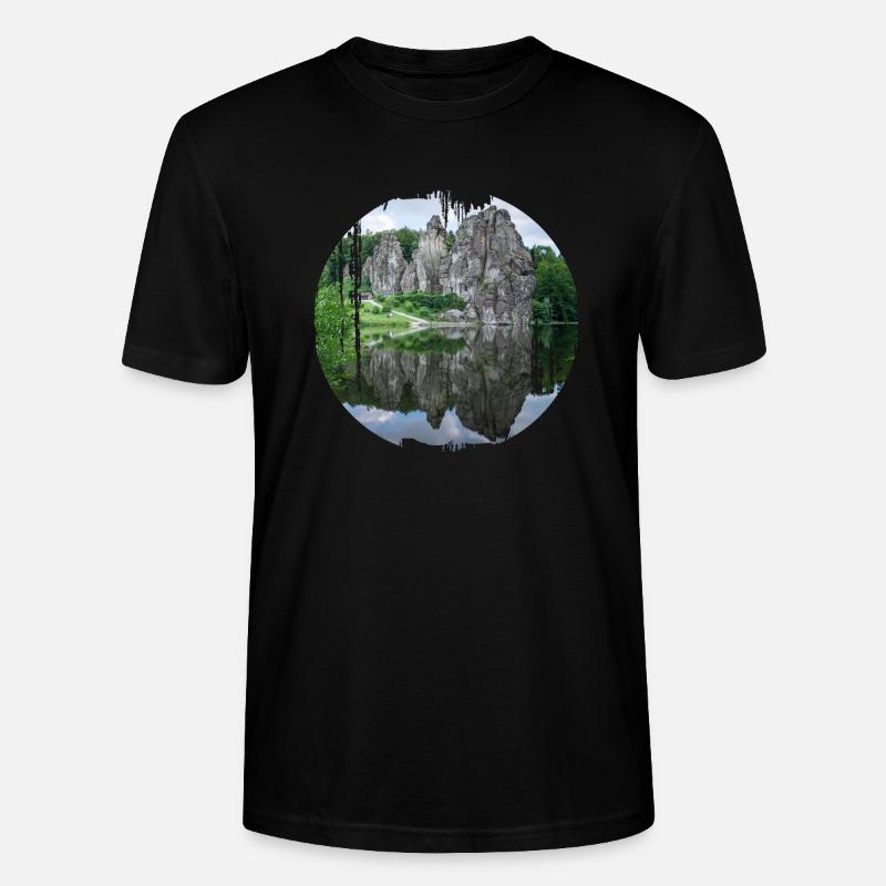 pierres externes - T-shirt bio CRAFTER Stanley Stella Unisexe - noir