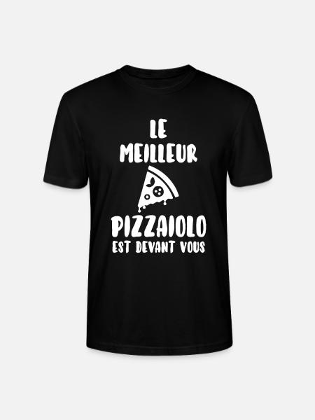 Le meilleur pizzaiolo - T-shirt bio CRAFTER Stanley Stella Unisexe - noir