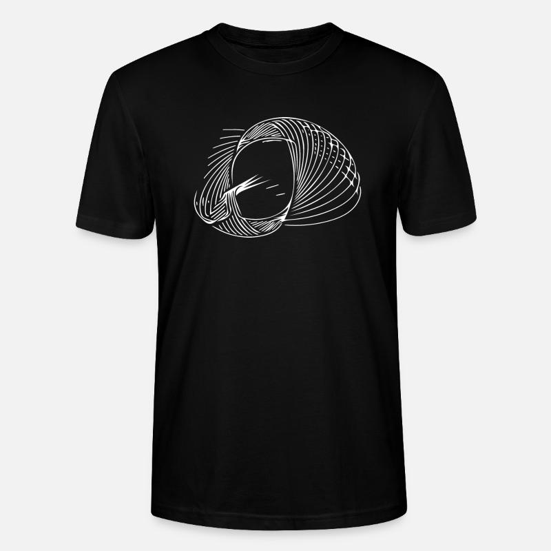 Lignes de cercle géométriques - T-shirt bio CRAFTER Stanley Stella Unisexe - noir