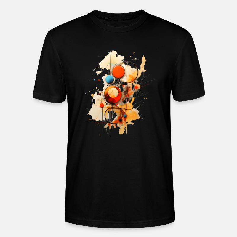 Abstract matematic Design - Stanley/Stella Unisex Bio-T-Shirt CRAFTER - Schwarz