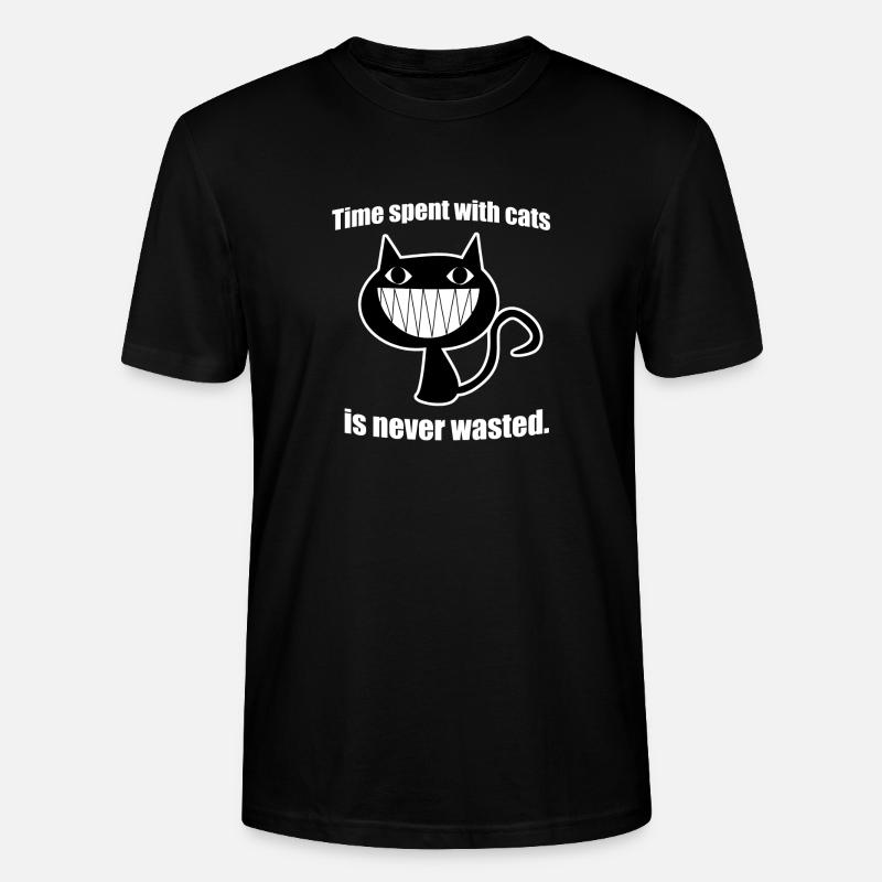 Cat - Stanley/Stella Unisex Bio-T-Shirt CRAFTER - Schwarz